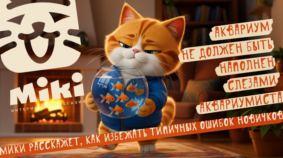 Аквариумды қалай бастау және күту керек: Мики мысықтың кеңестері