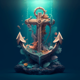 Декорации для оформления аквариума