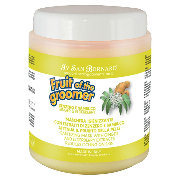 Маска восстанавливающая с противовоспалительным эффектом Iv San Bernarf Fruit of the Groomer Ginger & Elderbery 1 л