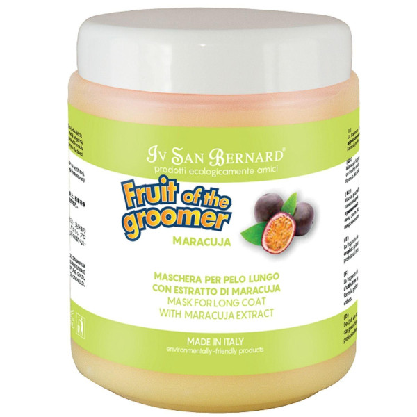 Маска восстанавливающая для длинной шерсти Iv San Bernard Fruit of the Groomer Maracuja с протеинами 1 л