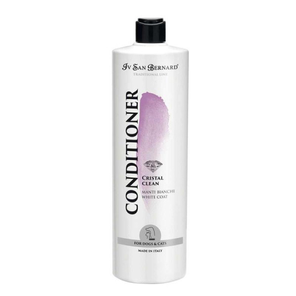 Iv San Bernard Cristal Clean Кондиционер для белой шерсти, стимулирующий естественный окрас, 3 л