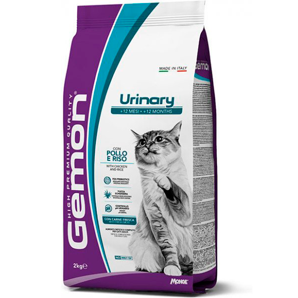Gemon Cat Urinary көрсету мойындағы жүйені қолдау үшін кедейлерге арналған, мейірім мен қауырлықтың күрішімен, күміске салған.