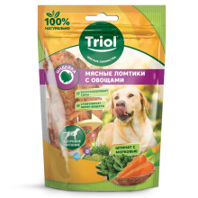 Қазықша: Құймағынан кесілген индейка, сәбіздер мен шпинатпен көріктерілген құсқаушылар үшін, 70г