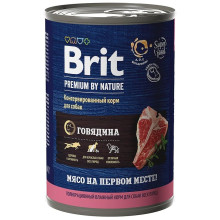 Brit premium by nature консервы с говядиной