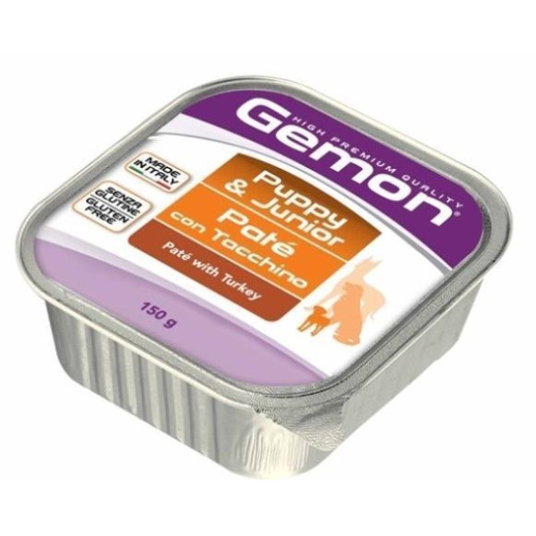 Консервы для щенков Gemon Dog, паштет индейка 150 г
