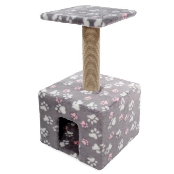 Игровой комплекс для кошек квадратный разноцветный, 410*410*720мм, Gamma