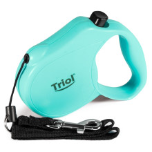 Поводок-рулетка для собак Fusion S, 5м до 12кг, трос (новый механизм), Triol