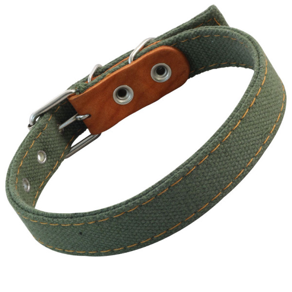 Ошейник двойной брезентовый, 25*530мм, Gamma