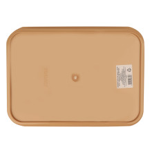 Туалет для кошек с сеткой "Эстет", бежевый, 380*280*62мм,