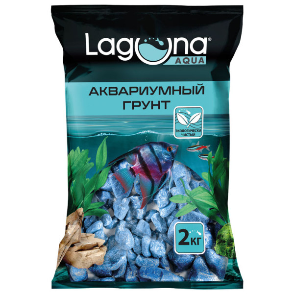 Галька речная көк, 2 кг, 20-30 мм, Laguna