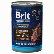 Brit premium by nature ягненок
