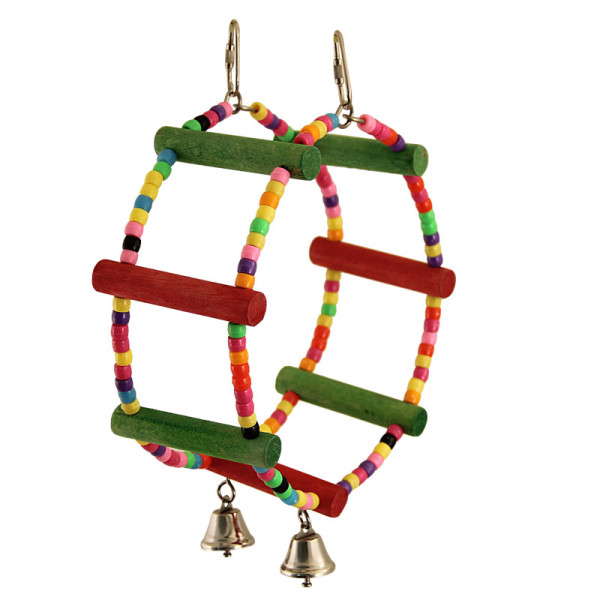 Игрушка для птиц: качели-колесо размером 250*70мм