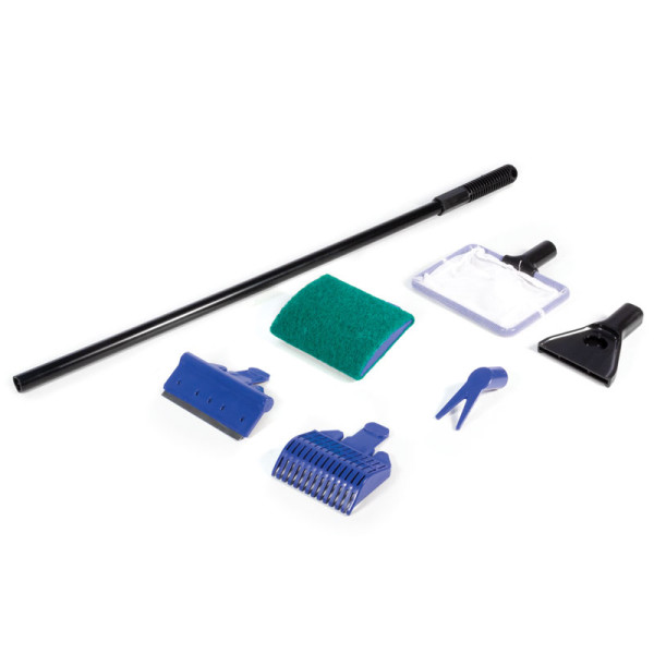 Набор инструментов для ухода за аквариумом "5в1", ручка 460мм, Laguna