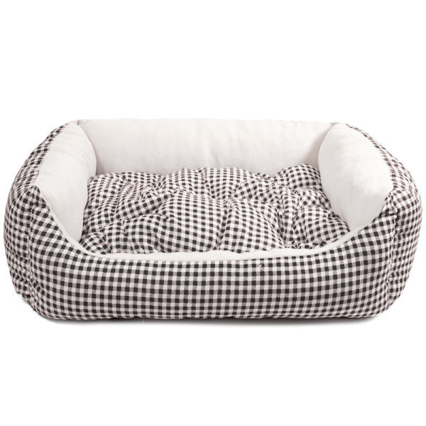 Лежанка "Кантри" M, черная, 520*450*170мм, Gamma