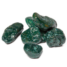 Галька речная зеленая, 2кг, 20-30, Laguna