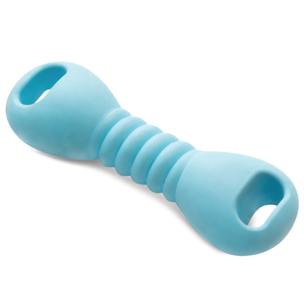 Игрушка "Гантель" из цельнолитой резины: описание и характеристики