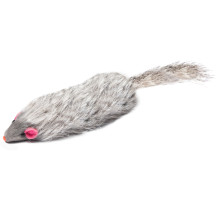 Игрушка для кошек Мышка серая, 110-120мм (пакет 24шт.), Triol