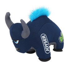 Игрушка для собак JOYSER Mightus Бык Bully с пищалкой M/L синий, 27 см