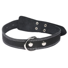 Ошейник кожаный c кольцом, 36мм*720мм