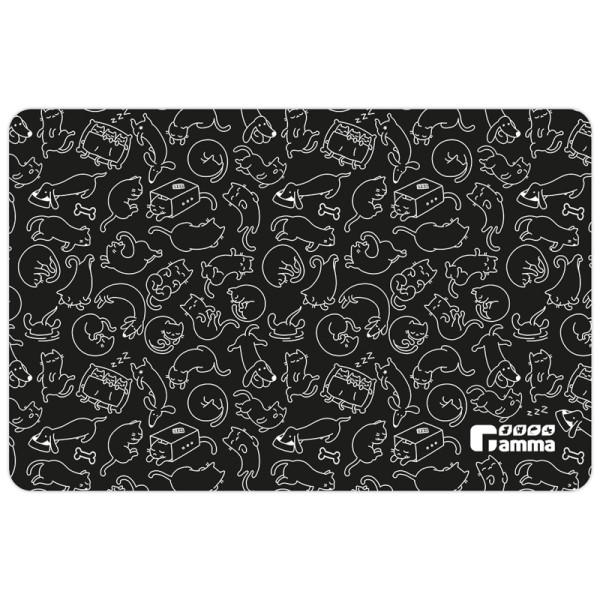 Коврик под миску "Котопёс", 430*280мм, Gamma