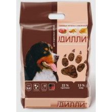 Дилли Говяжья печень с овсянкой 1 кг