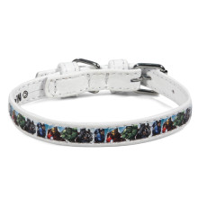 Ошейник кожаный Marvel Мстители, размер XS  (ширина 12 мм, длина 210-290мм), Triol-Disney