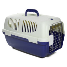 Переноска  для животных с металлической дверцей "Спутник" S, индиго, 480*290*280мм, серия TRAVEL, Triol