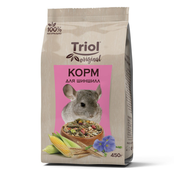 Корм для шиншилл Triol Original, 450г