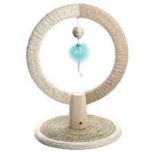 Когтеточка  из сизаля "Кольцо", 350*350*495мм, серия NATURAL