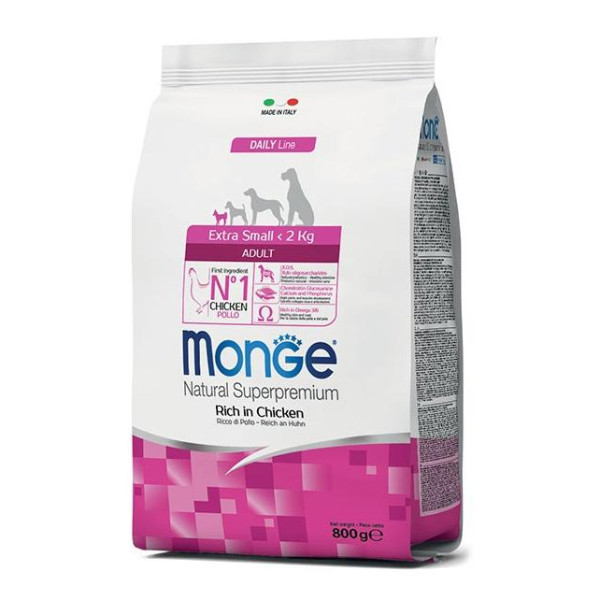 Монже EXTRA SMALL ADULT Тауып күрісімен богатай