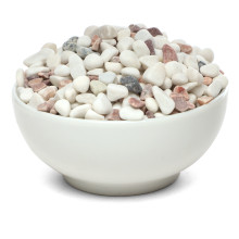 Грунт "Бело-розовый меланж", 4-6мм, 2кг