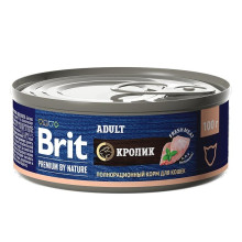 Brit premium by nature с мясом кролика