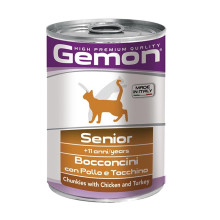 GEMON Chunkies Senior Chicken & Turkey