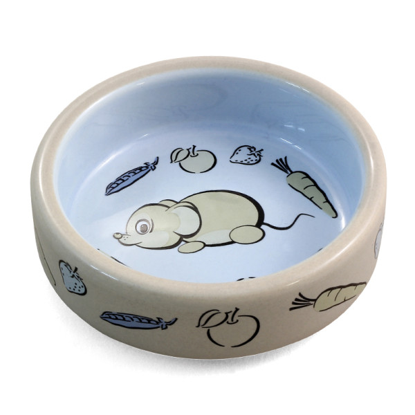 Керамическая миска для животных "Мышонок" от Triol