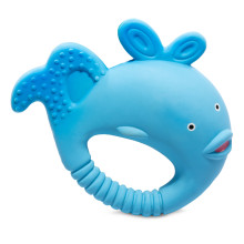 Кішкішке үшін латекс материалдан жасалған "Кит" ойыншығы, 110мм, Triol