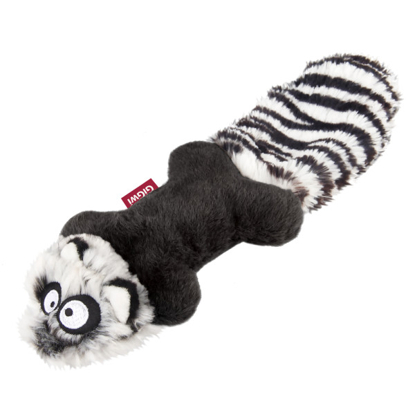 75538 Итке арналған игрушка, 24 см бойында, Енот пищалкаларымен, PLUSH FRIENDZ сериясы