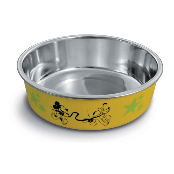 Металлды миска Disney Mickey & Pluto, 0,75л: стиль және Triol-ден ықтималдықтың көрінісі