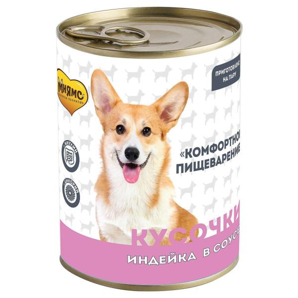 Мясоға арналған соңыраулармен сүтті құралдар Мямс Кусочки 400 г, 12 шт | Интернет-зоомагазинде сатып алу