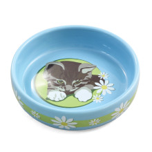 Миска керамическая "Котенок", 0,2л, Triol