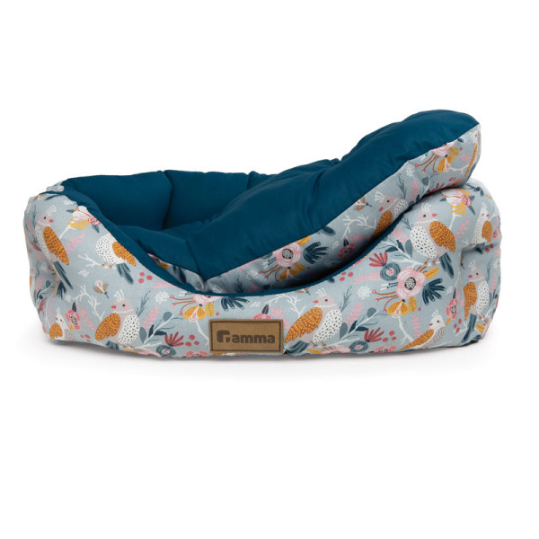 Лежанка овальная "Птички" S, 440*360*150мм, Gamma