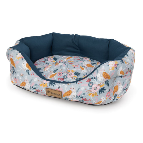 Лежанка овальная "Птички" S, 440*360*150мм, Gamma