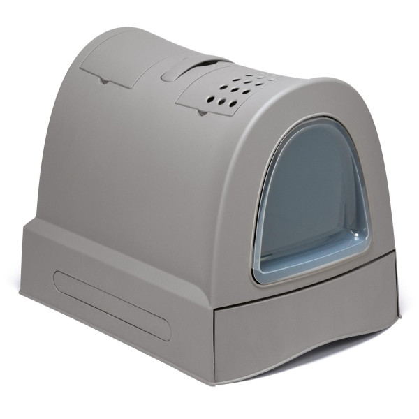 Кішкелер үшін туалет Imac Zuma, өлшемі 40x56x42см., сұр-кемеқұлақты