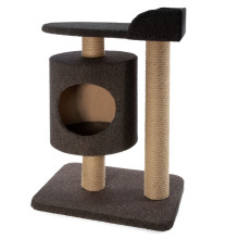 Ойын комплексі "Лофт" шағымды үйкеумен және мысық үшін лежанкамен, 405*560*750мм