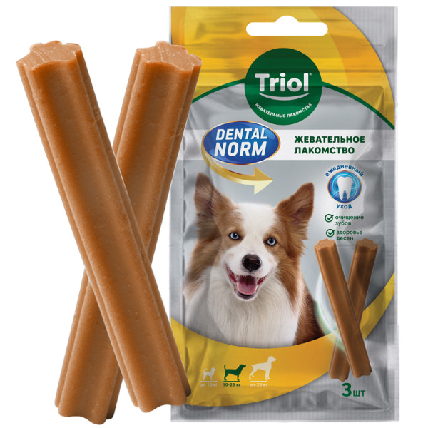 Көпшілікті көмірдер үшін Triol DENTAL NORM, 75 г (3 шт.) аралас жігерінің сырғыштары