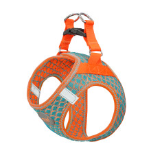 Шлейка-жилетка мягкая со светоотражающими элементами "Нео" S, голубая, обхват груди 370-400мм, Triol