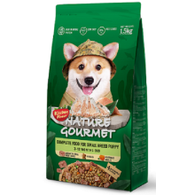 Nature Gourmet Полнорационный корм для щенков мелких пород с антарктическим крилем 1.5 kg  (Kitchen Flavor)