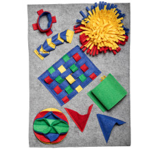 Нюхательный интерактивный коврик для собак Лужайка, 500*700мм