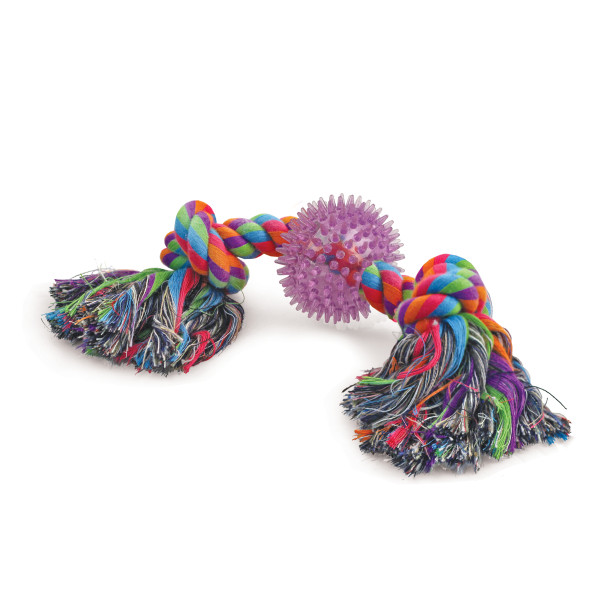 Игрушка для собак: Веревка, 2 узла и мяч от Triol