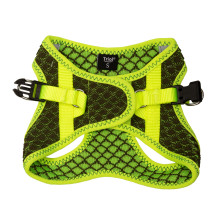 Шлейка-жилетка мягкая со светоотражающими элементами "Нео" S, темно-серая, обхват груди 370-400мм, Triol