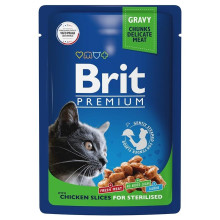 Brit premium с цыпленком для стерилизованных кошек